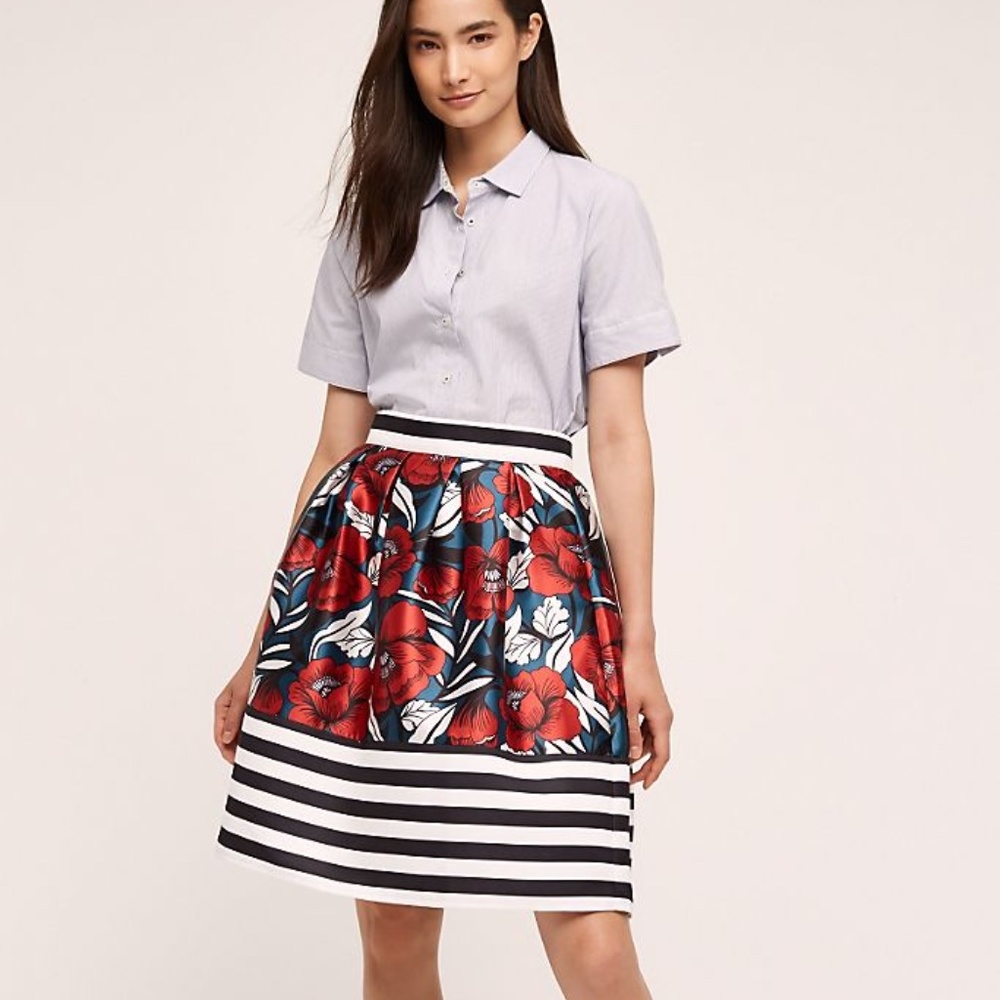Anthropologie HD in Paris Callam Skirt floral